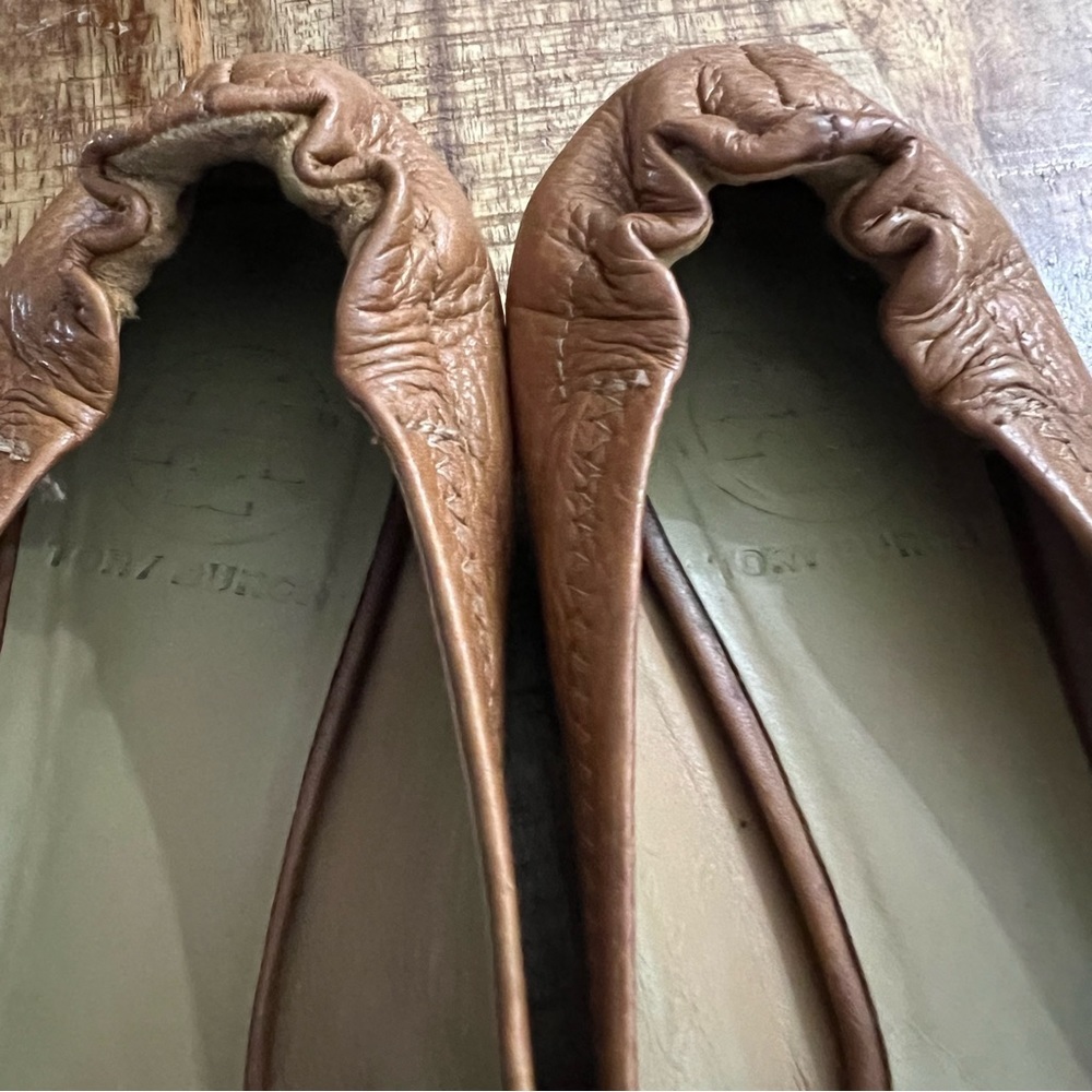Tory Burch Ballet Flats (Revas) sz 6 Tan - Picture 7 of 10